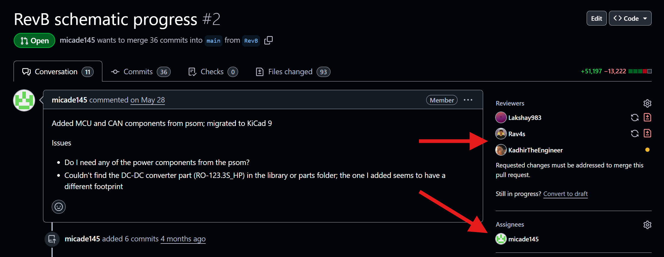 Assign Github Reviewers
